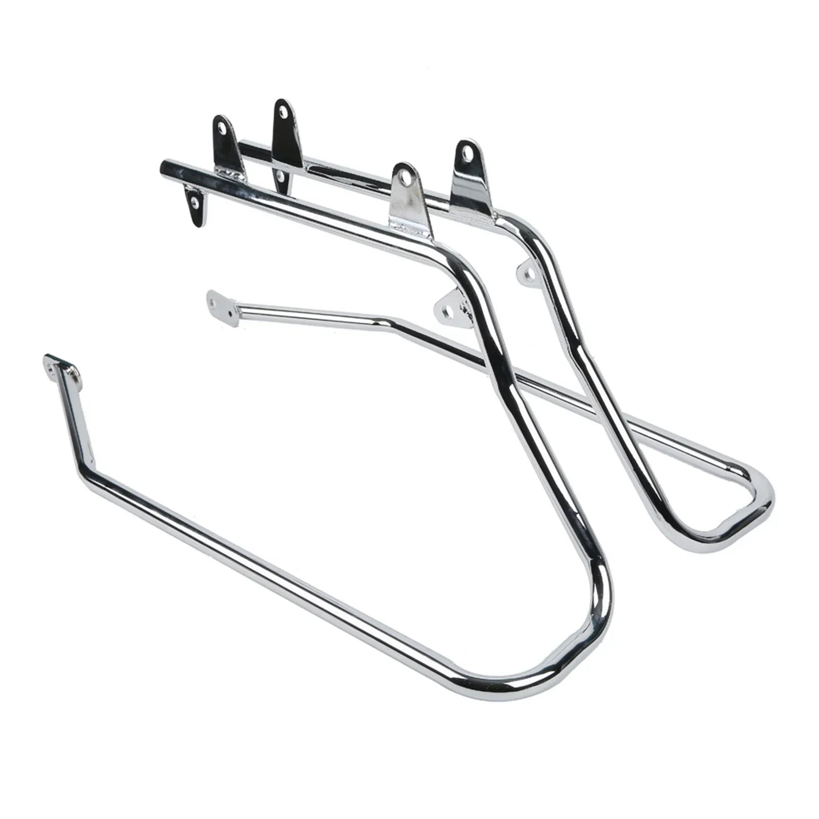 Saddlebag Conversion Brackets with Hardware for Harley Softail