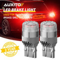 2X 7443 7444 7440 LED Pure Red Brake Light Bulb for