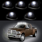 5X T10 LED Samsung White 264141BK Smoke Roof Running Lamp for Dodge Ram