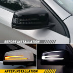 2 x LED Mirror Turn Signal Puddle Light for Mercedes-Benz C-Class (2007–2014)