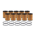 Set of 10 Engine Oil Filters for Dodge Fiat Jeep 1.4L L4 GAS (OEM)