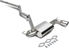 3.5" Muffler Tip Stainless Catback Exhaust System for Jeep Patriot (2007–2013)