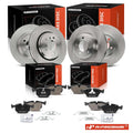 Set of 4 Disc Brake Rotors & Ceramic Pads for BMW 330Ci 330i 330xi (2001–2006)