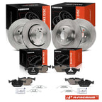 Set of 4 Disc Brake Rotors & Ceramic Pads for BMW 330Ci 330i 330xi (2001–2006)