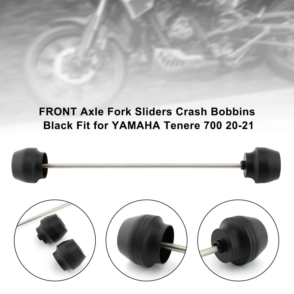 Front Axle Fork Sliders Crash Bobbins for Yamaha Tenere 700 (2020–2021)