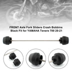 Front Axle Fork Sliders Crash Bobbins for Yamaha Tenere 700 (2020–2021)