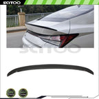Lip Spoiler Trunk Wing for Hyundai Elantra (2021–2022) Carbon Fiber