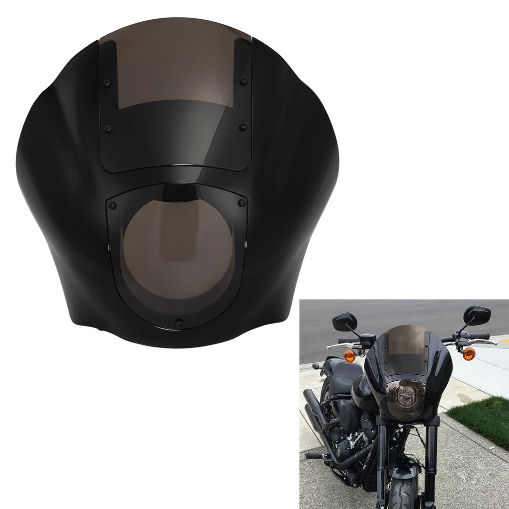 ABS Quarter Fairing with Smoke Windshield for Harley Sportster XL (1988–Present), Dyna (1995–2005)