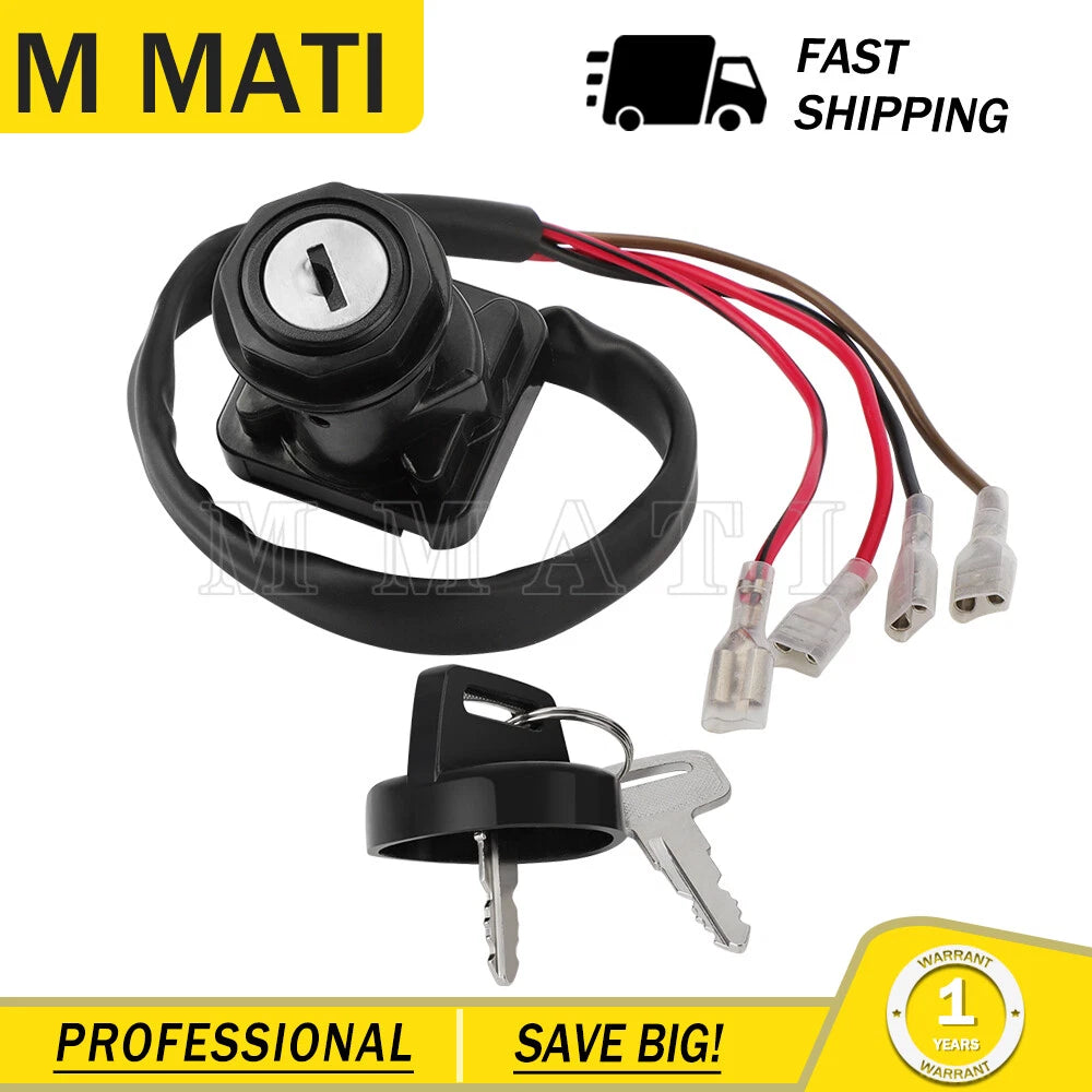 Ignition Key Switch for Polaris (4110140, 4110086)
