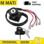 Ignition Key Switch for Polaris (4110140, 4110086)