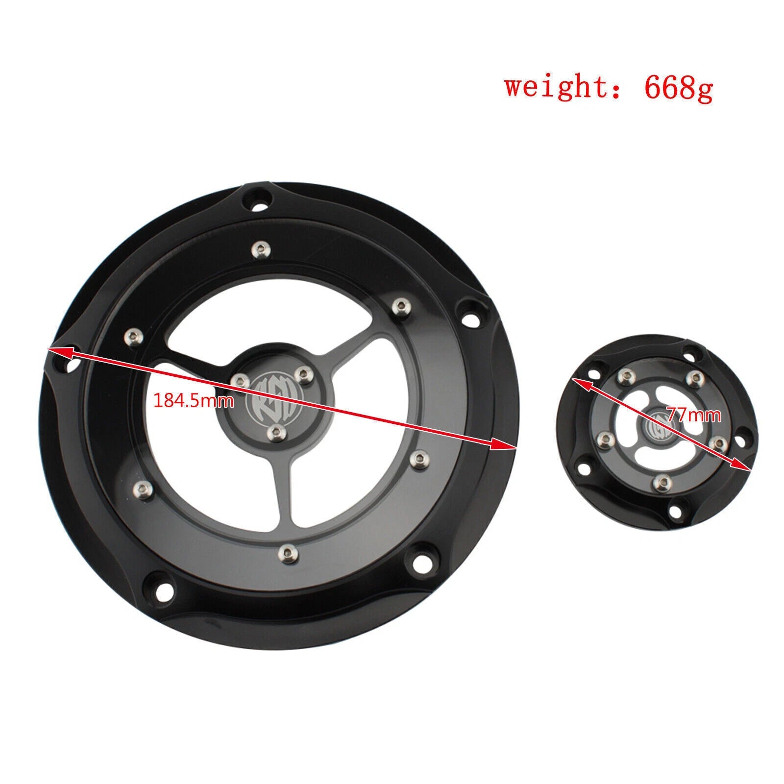 Side Stator Engine Cover Protector for Harley Road King Fat Glide (2007–2016)