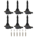 Ignition Coil & Spark Plug for Mercedes-Benz S450 SL550 SLK280 SLK300 (2007–2012)