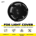 Left Front Bumper Fog Light Cover Trim Ring for Subaru Forester (2019–2021)