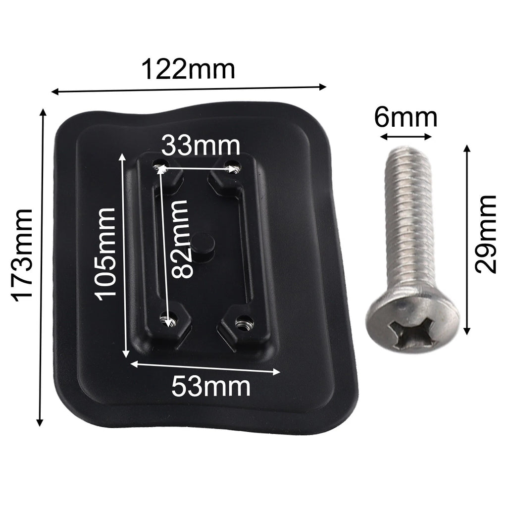 Glue On Fishing Rod Holders for Inflatable Boats (Set of 2)
