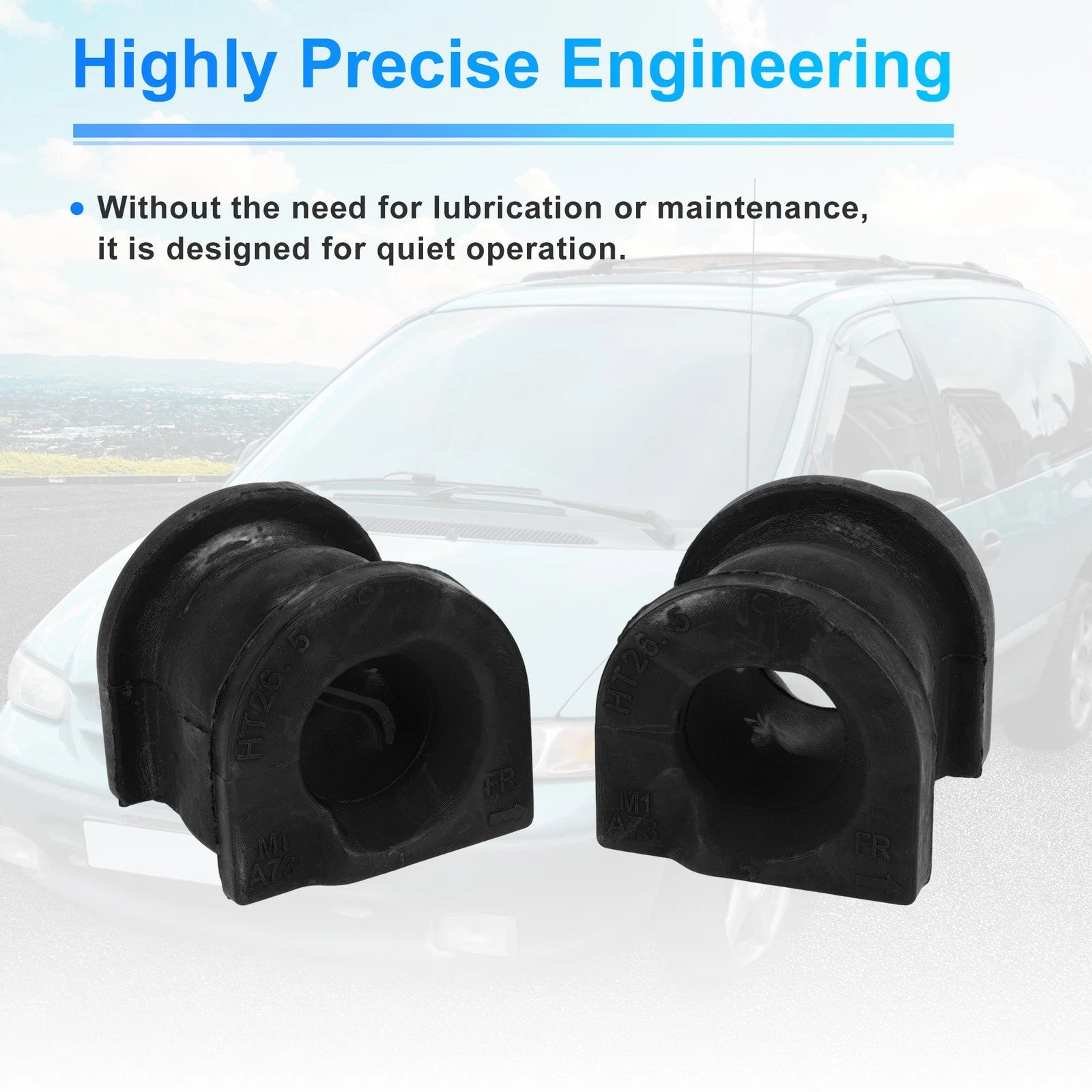 Set of 2 Stabilizer Sway Bar Bushings   No.51306TA0A01