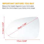 Heated Mirror Glass for Kia Rio (2018–2022) No. 87611H8030, 745060451095