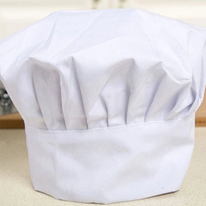 Adjustable Chef Hat for Men - Comfortable Elastic Kitchen Cap