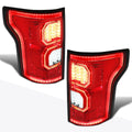 3D LED Bar Tail Light Brake Lamp for Ford F-150 (2015–2017) - Clear/Red