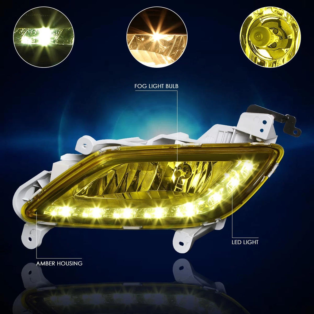 Fog Light with LED Day Running Lamp for Hyundai Veloster (2012–2017)