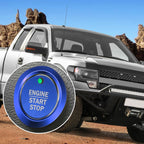Engine Start Stop Button Cover Kit for Ford F-150 (2016–2021) Blue