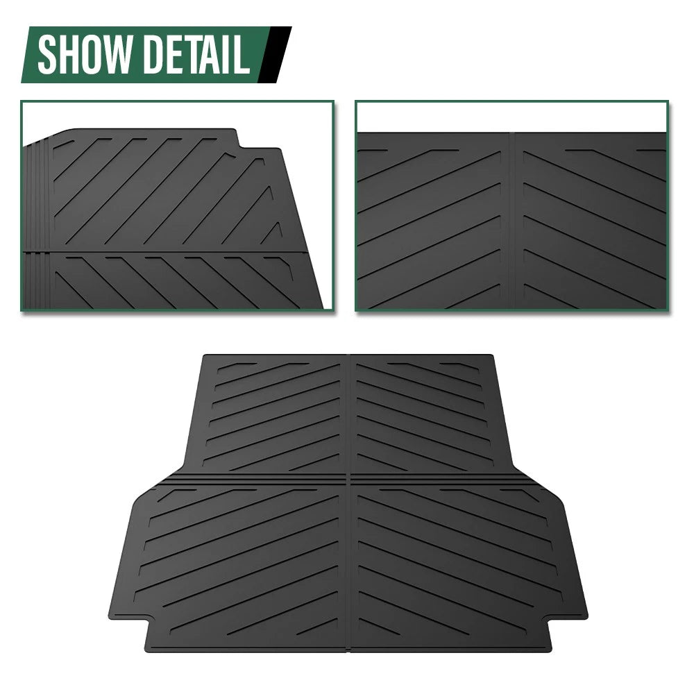 All Weather TPE Truck Bed Mat for Toyota Tacoma (2005–2023)