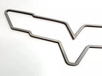 Adhesive Emblem Trim Polished Stainless Steel for 2005–2013 C6 Corvette