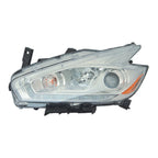 Replacement Driver Halogen Headlight Assembly w/o LED for 2017 Nissan Murano