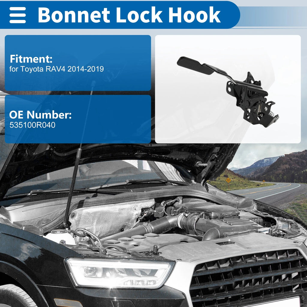 Hood Latch Assembly for Toyota RAV4 (2014–2019) No. 535100R040