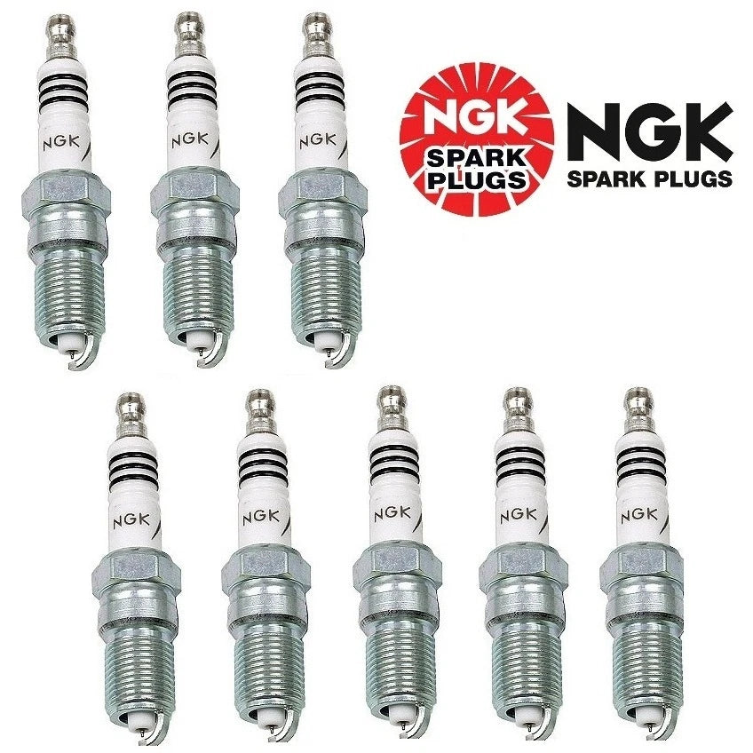 8X NGK 7164 Iridium Spark Plugs for Various Vehicles (TR55IX)