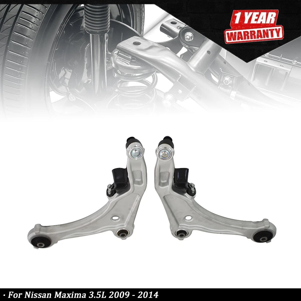 2X Front Lower Control Arms with Ball Joint for Nissan Maxima (2009–2014)