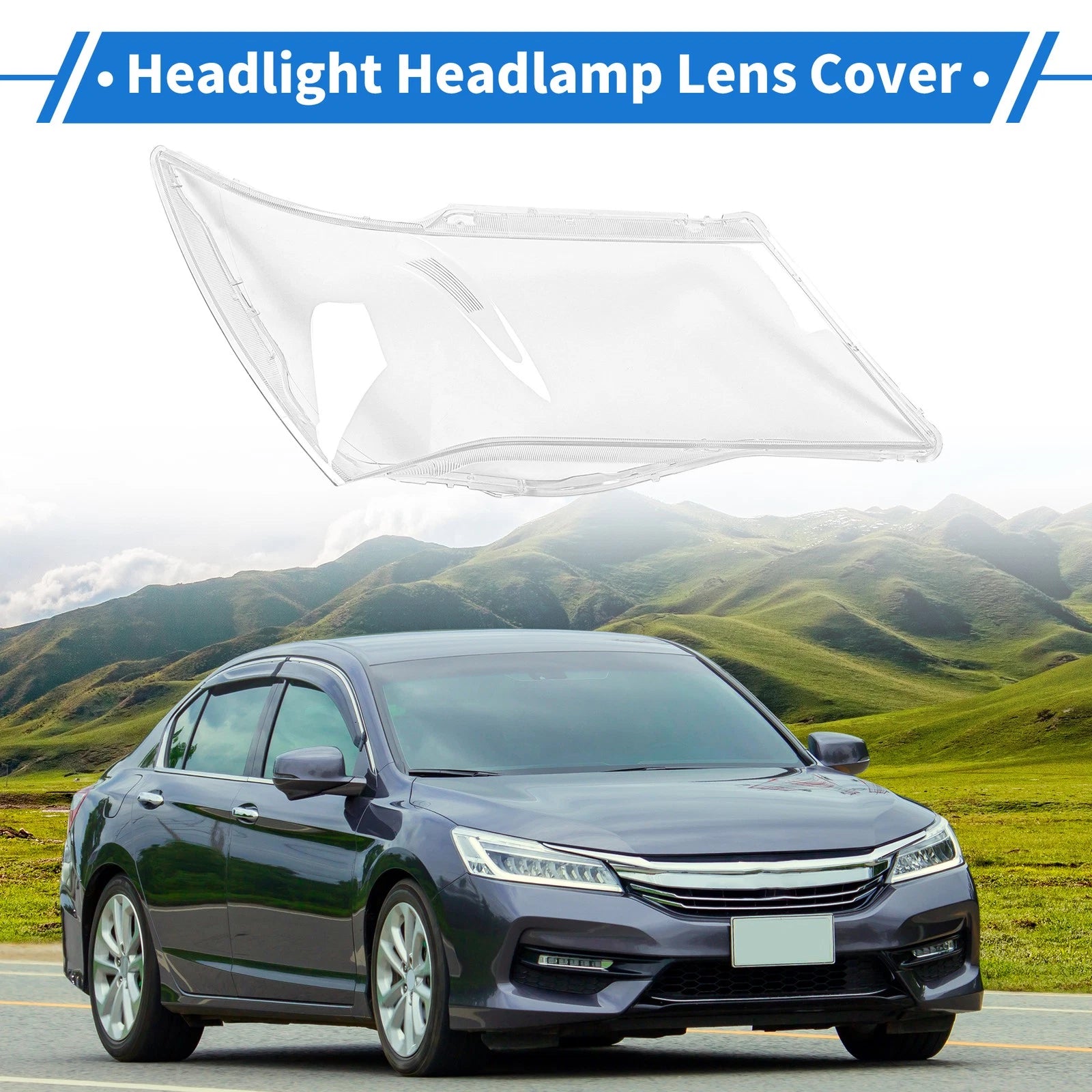 Headlight Lens Cover for Honda Acura (2007–2013) PC Clear