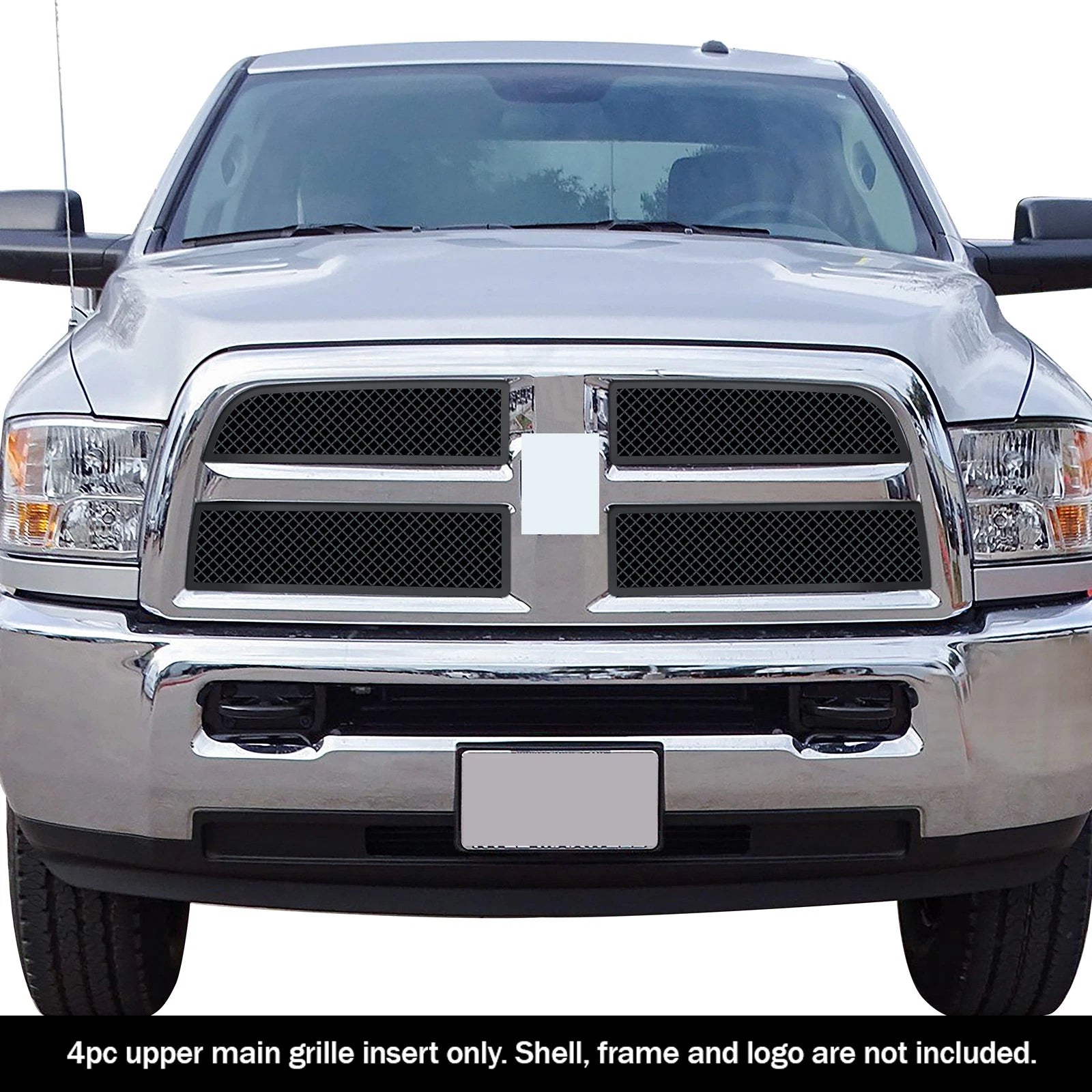 Stainless Steel Black Mesh Grille Insert for Ram 2500/3500 (2013-2018)