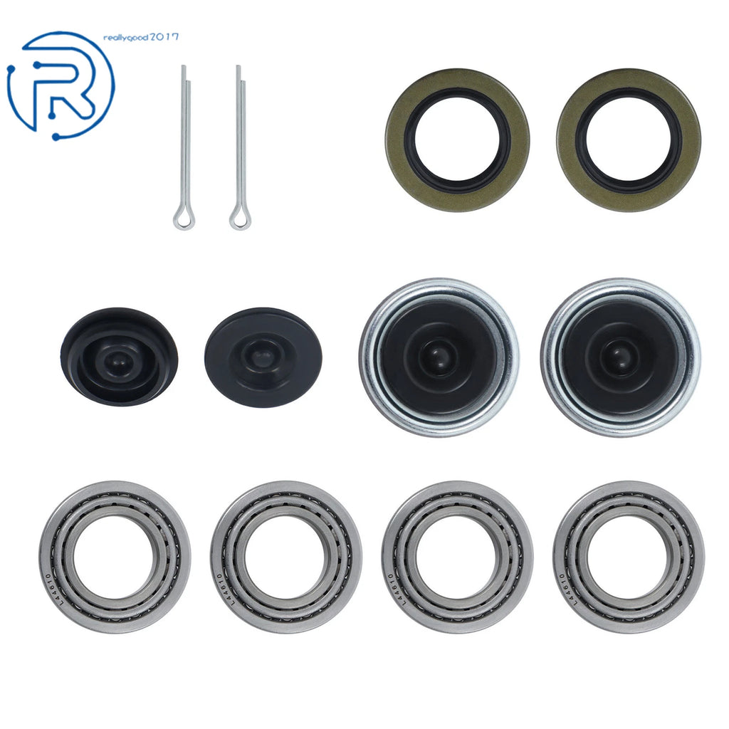 Set of 2 Trailer Wheel Hub Bearings for Axles 2000 lbs (1-1/16")