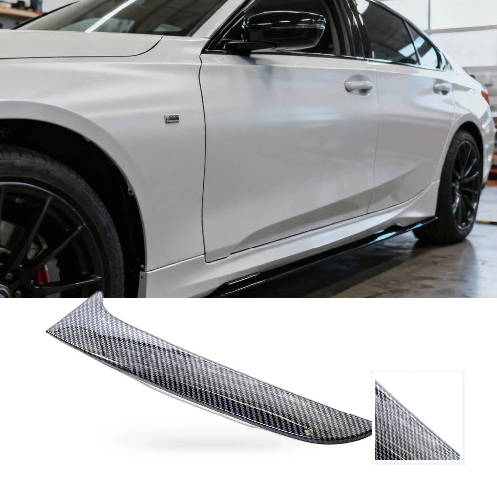 Side Wing Rear Spoiler for BMW 1 Series F20 F21 (2012–2019) Carbon Texture