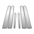 Diamond Grade 6pc Stainless Steel Pillar Post Covers for 2007-2017 Lexus LS460