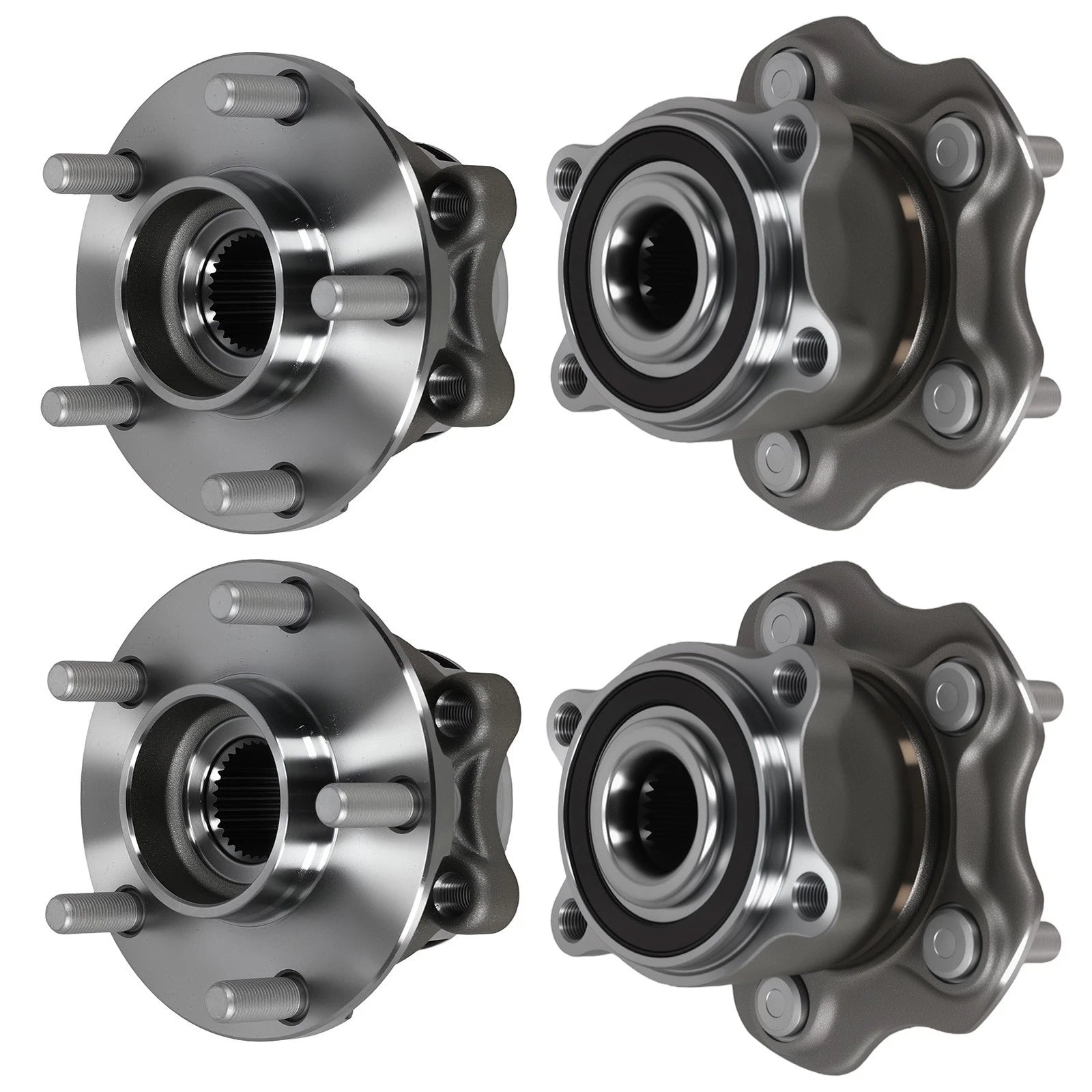 4pc Wheel Hub Bearing Kit for Nissan Pathfinder Murano Infiniti QX60 (2013–2020)