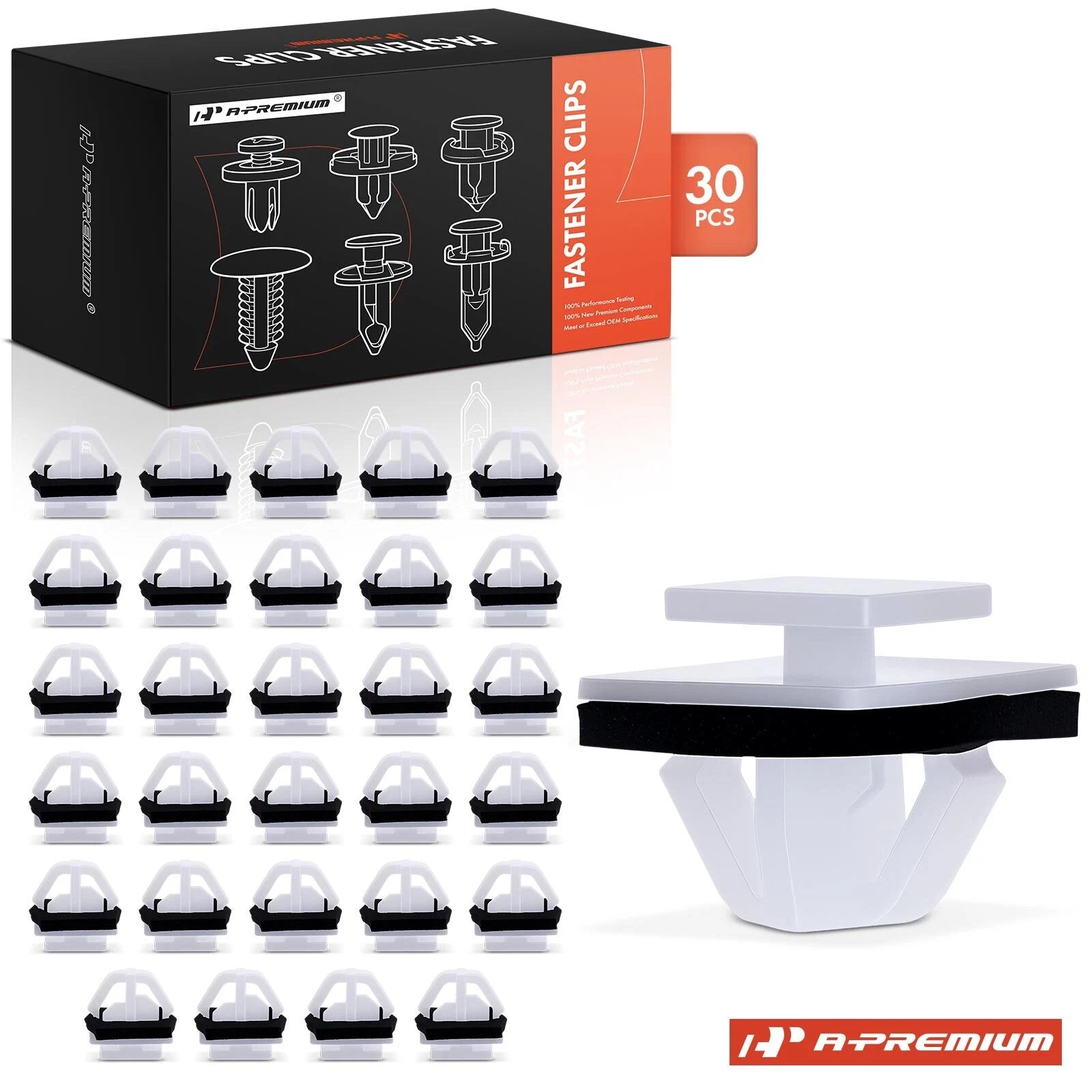 30Pcs Nylon Body Side Molding Clips for Kia Sorento