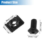 2 Pcs Adjustable Hood Bumper Buffer No. 55276482AB for Dodge Ram 2500 