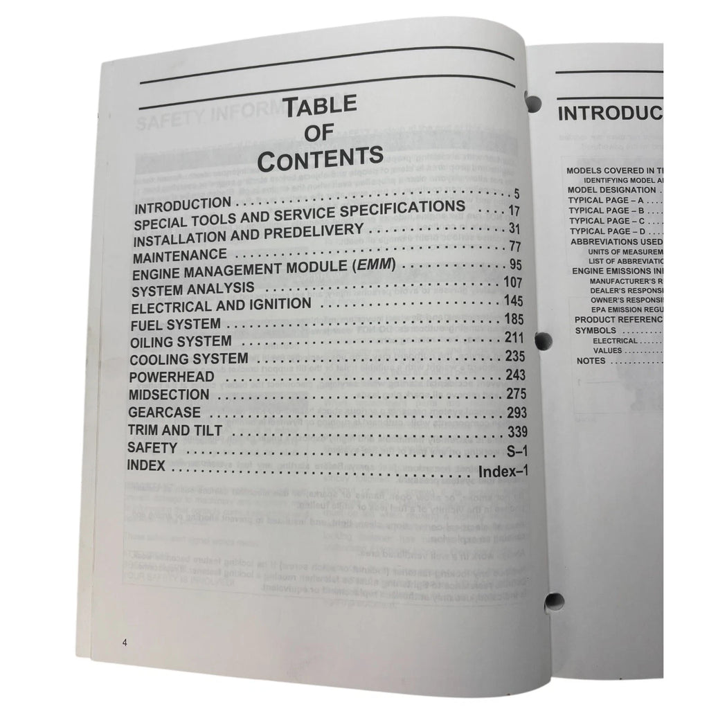 Service Manual for Evinrude Johnson SO DI 200/225/250 HP (2005) 5005978