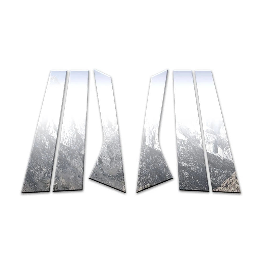 Diamond Grade 6pc Pillar Post Covers for 11-18 Land Rover Range Rover Evoque 4DR