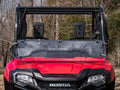 Scratch Resistant Flip Down Windshield for Honda Pioneer 700 (2014–2023)
