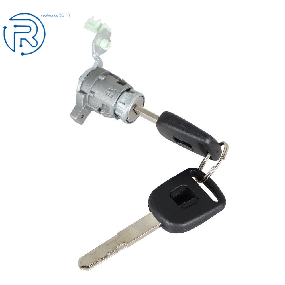Set of 2 Door Lock Cylinders for Honda Civic (2003–2005) w/ 2 Keys