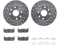 Rear Brake Pad and Rotor Kit for Mazda Miata (1990–1993) MP349XB
