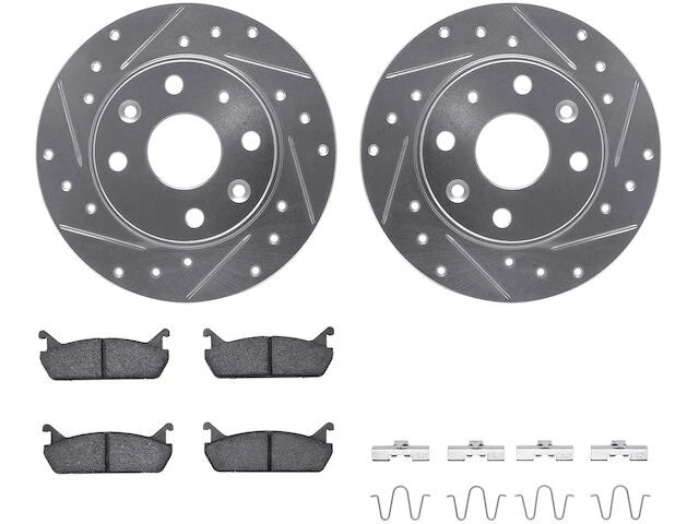Rear Brake Pad and Rotor Kit for Mazda Miata (1990–1993) MP349XB