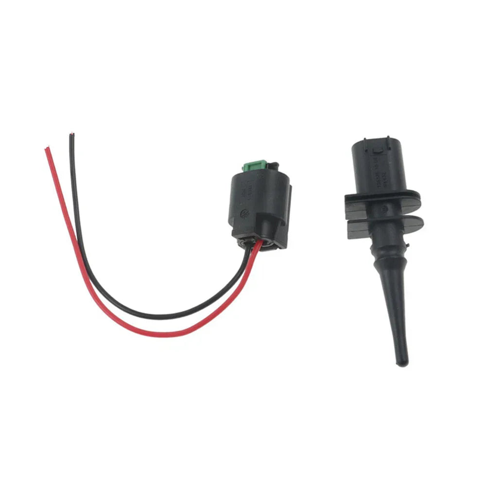BMW Exterior Air Ambient Temp Sensor & Connector Wire 65816905133 (2007-2013)