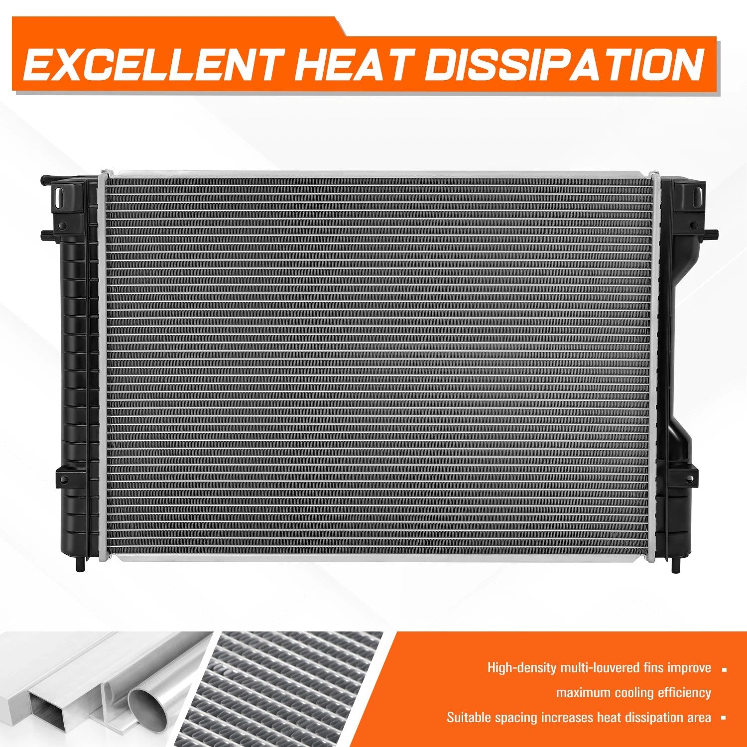 Aluminum Core Cooling Radiator for Cadillac Catera (2000–2001) DPI-2595