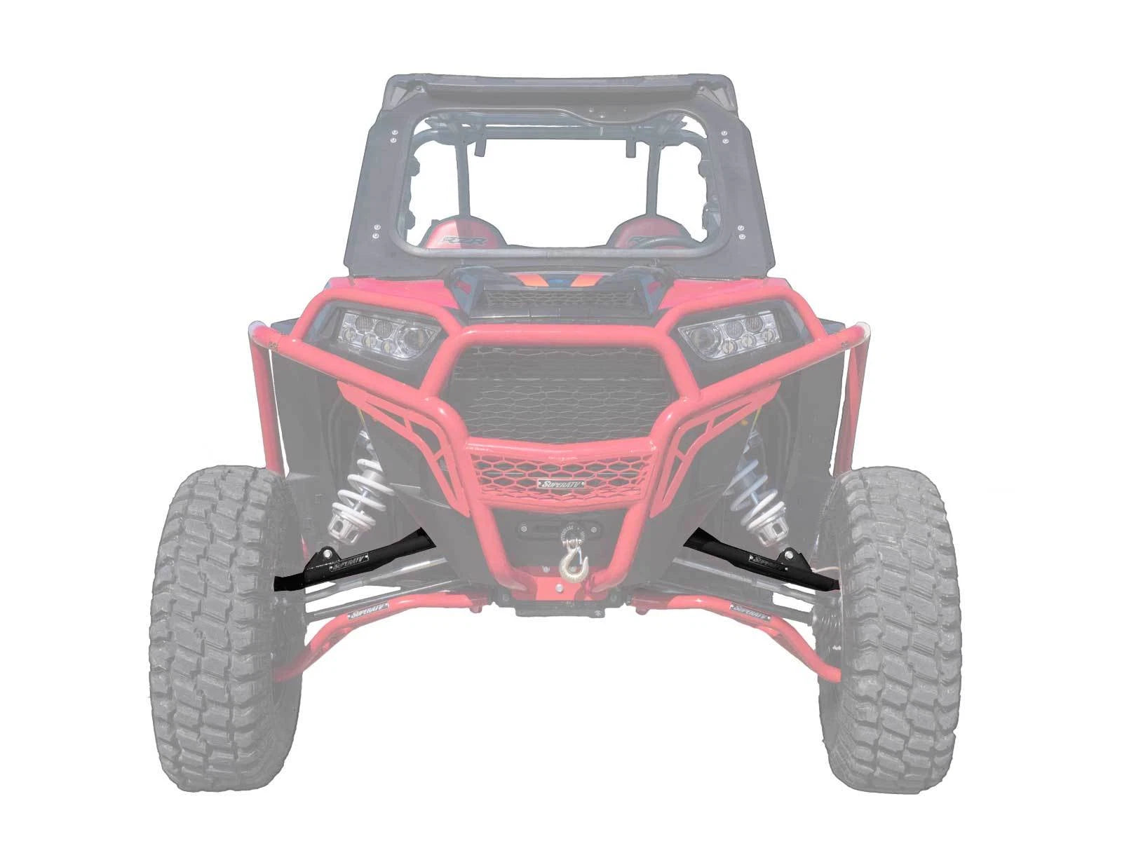 SuperATV High Clearance Upper A Arms for Polaris RZR XP 1000 (2014–2023) - Black