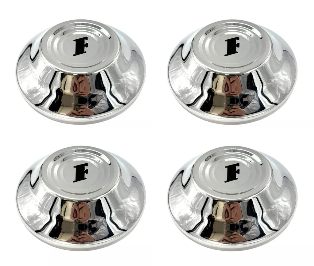 Polished Stainless Steel Hubcaps Replacement Set for 1951 Ford Passenger Car