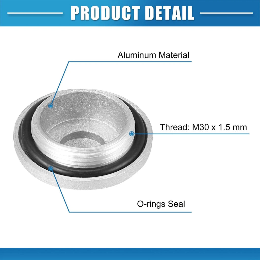 2Pcs Tappet Covers Valve Caps for Honda CB350 CB750 GL1000 VTX1800C (1970–2006)