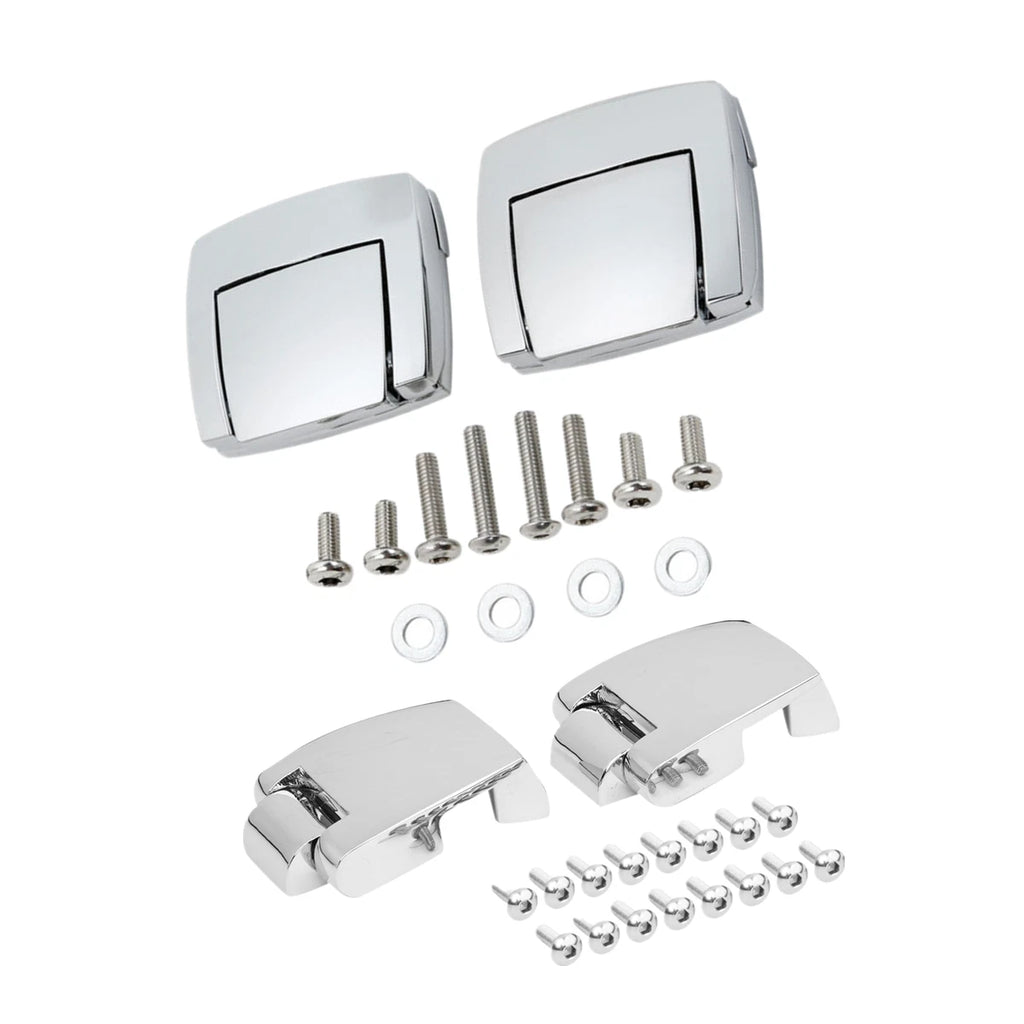 Razor Chopped King Latches & Hinges for Harley Touring Road Glide (1988–2013)